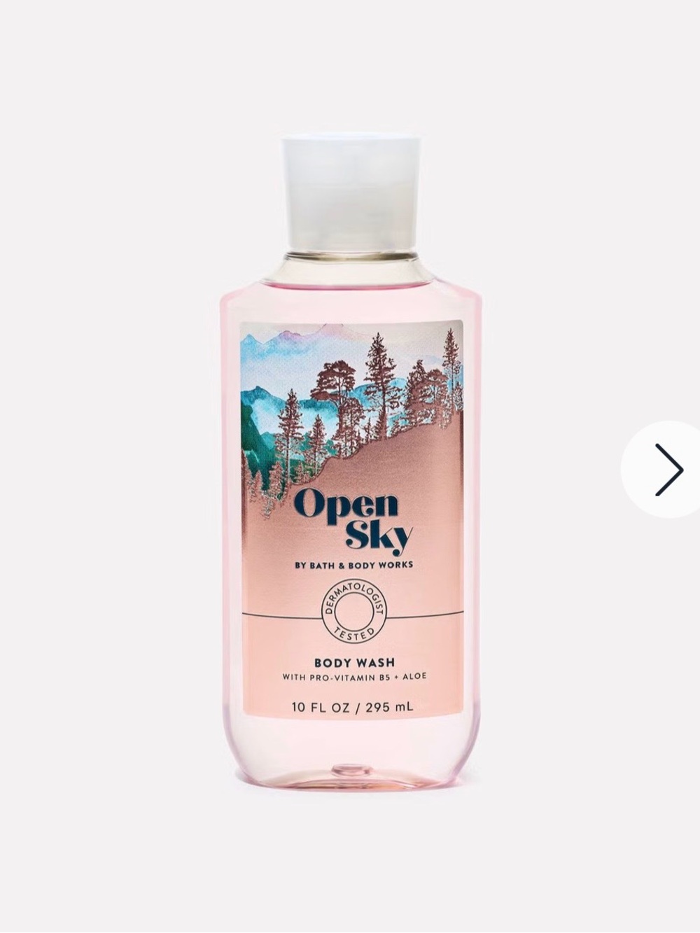 Bath & Body Works Open Sky Body Wash w/aloe.